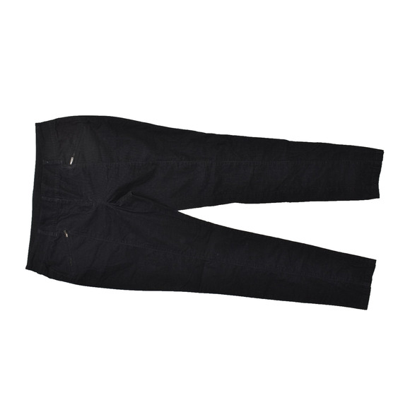 Ann Taylor Black Corduroy Skinny Pants Zip Solid Cotton Blend Size 10 NWT - Picture 1 of 8